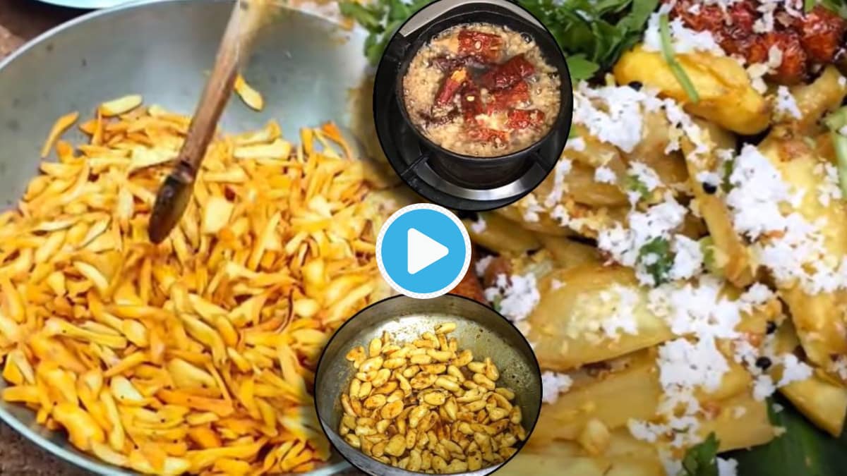 Video Fansachi Bhaji Recipe In Marathi Kokani Style Upvas Dishes With