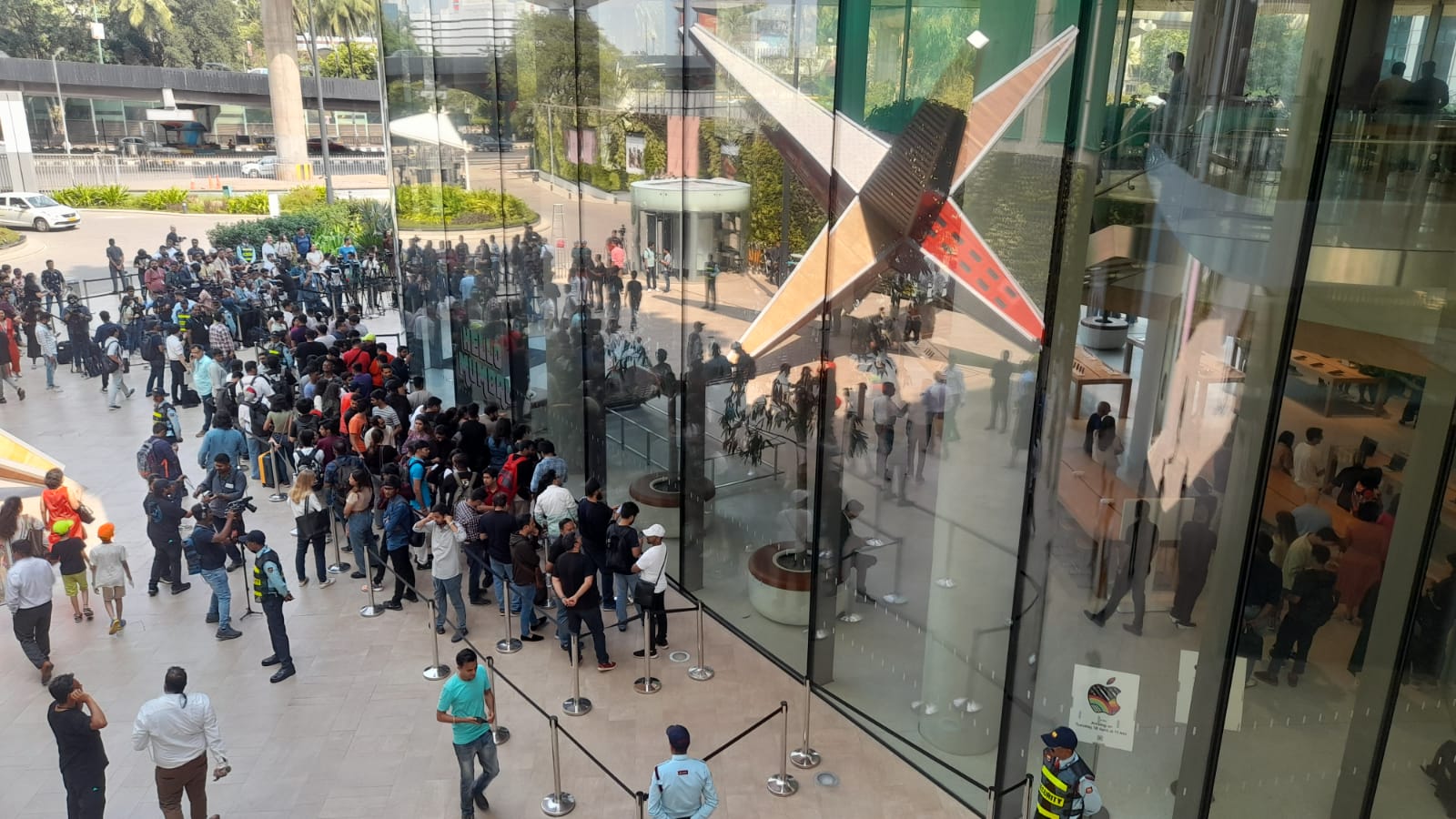 Apple First Retail Store in BKC Mumbai India