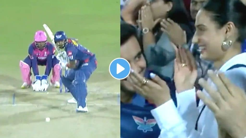 KL Rahul Smashes 103 Meter Six Video