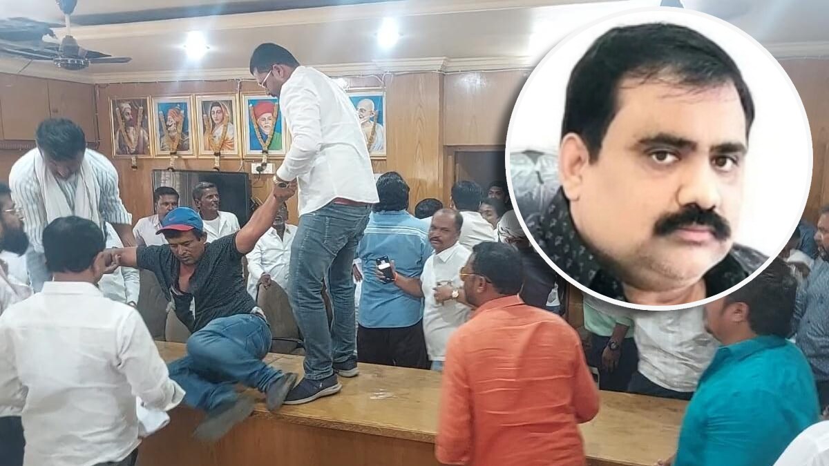 Clash between MLA Kande-Dhatrak group
