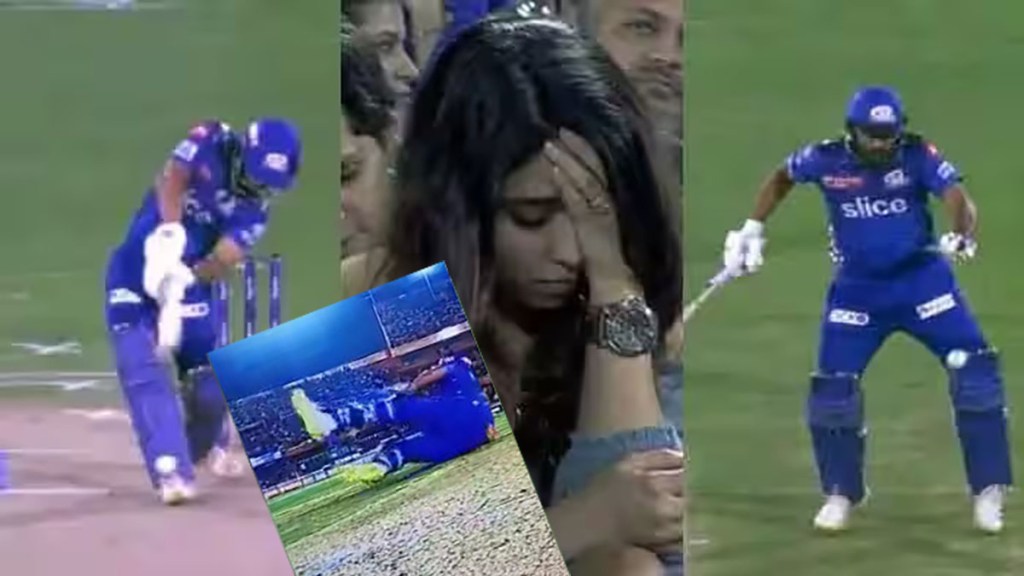 MI vs SRH: Ishaan Kishan targets Rohit Sharma captain on his knees Ritika gets tense