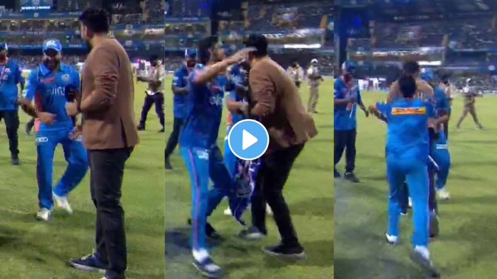 VIDEO: Mumbai team celebrated wild celebration, Rohit and Ishan pulled Zaheer Khan along by stopping the interview
