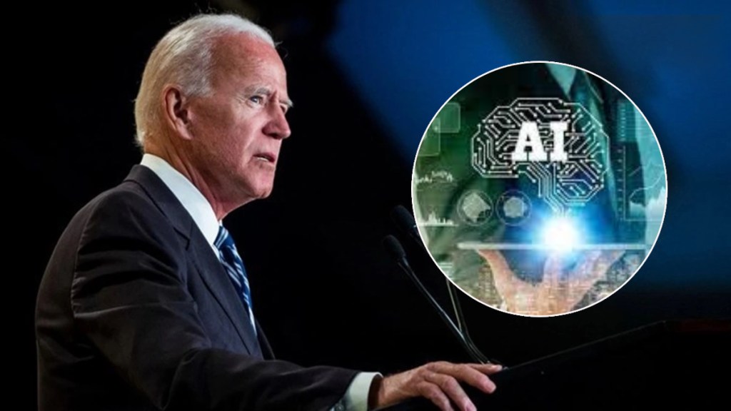 usa president joe biden expressed concern AI