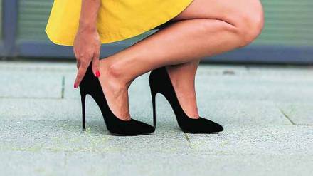 high heels