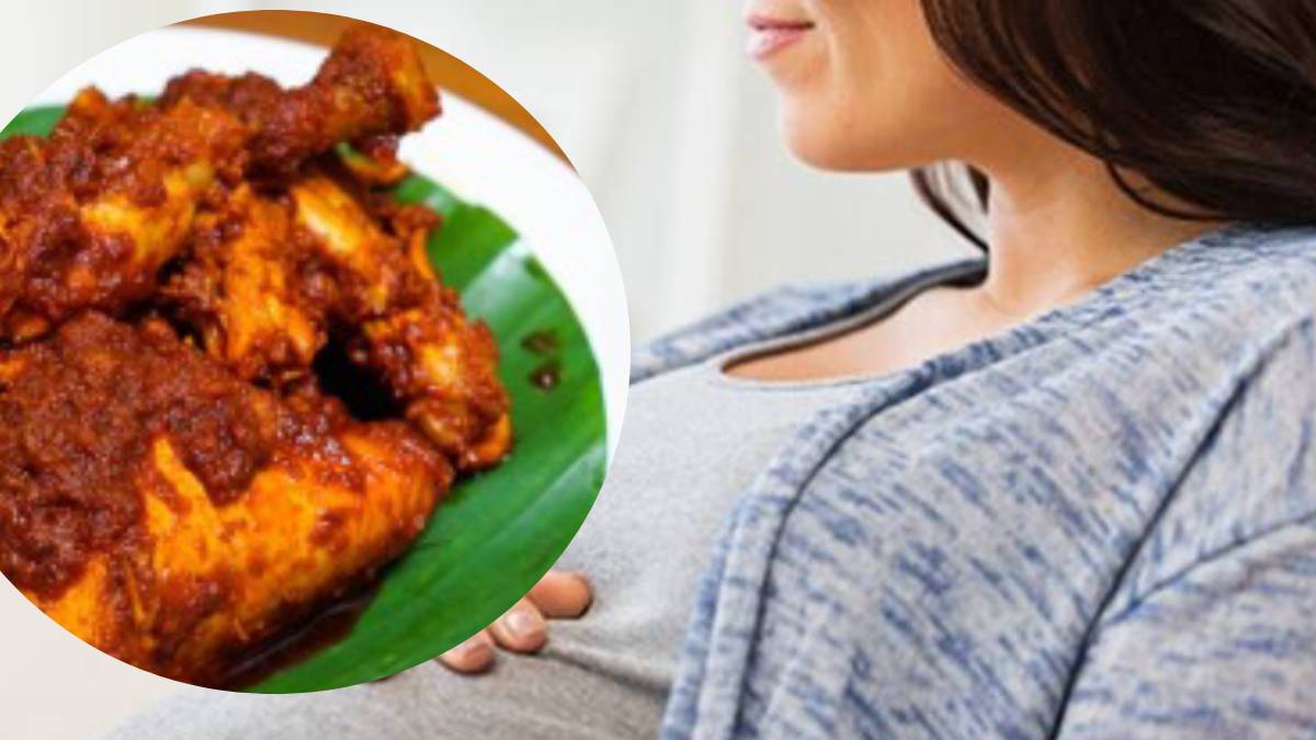 During pregnacy eating chicken
