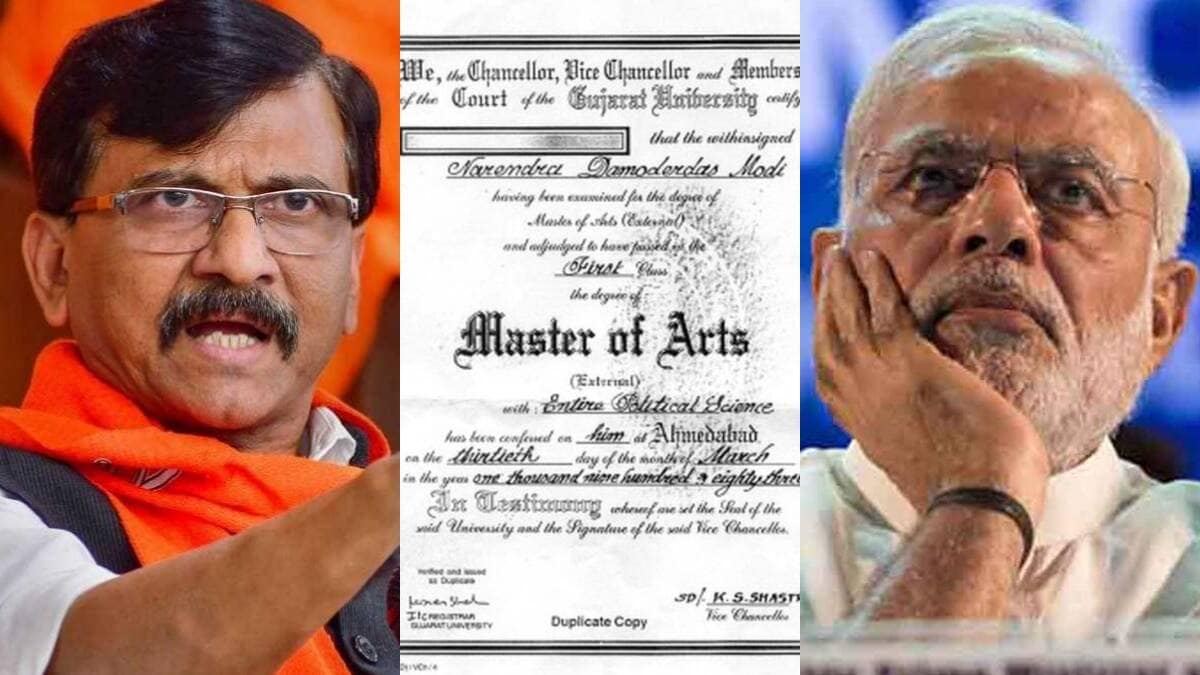 prime minister narendra modi degree raw