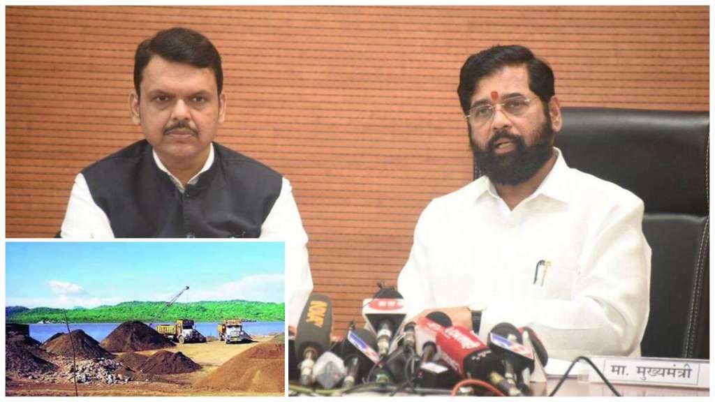 Shinde Fadnavis government on Sand Smugling