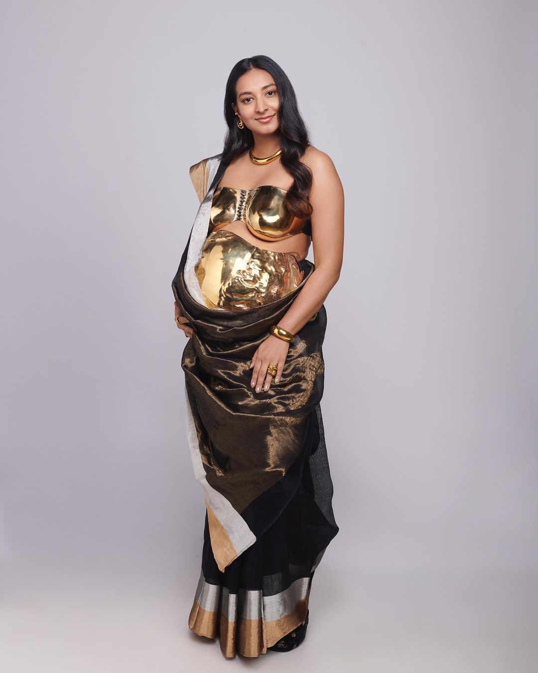 Suhani Parekh Gold Dress 