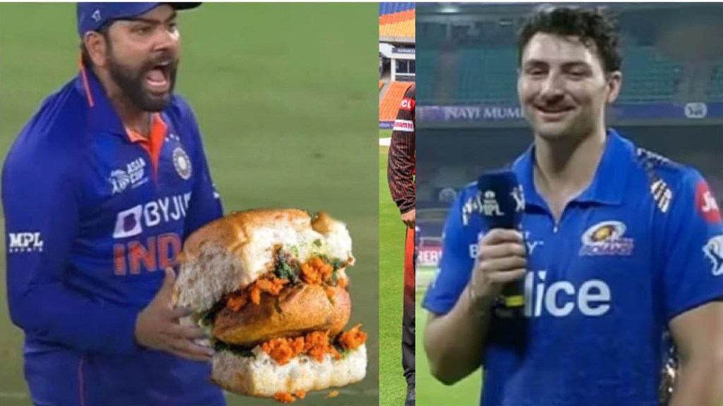 IPL 2023: Tim David's vadapav of Mumbai is spicy the video is going viral