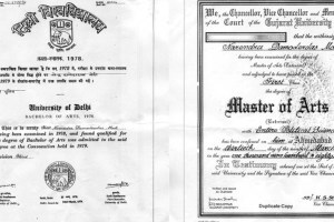 Modi degree
