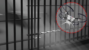 prison monitored drone pune