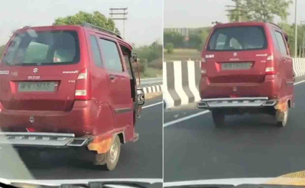driver made wagon r car through desi jugaad