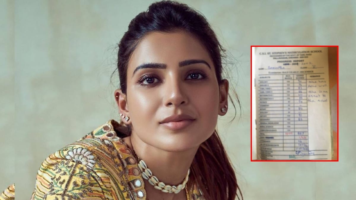 samantha ruth prabhu marksheet