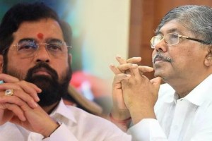 CM Eknath Shinde, phone call, Chandrakant Patil, backfoot, Balasaheb Thackeray, Babri masjid, statement