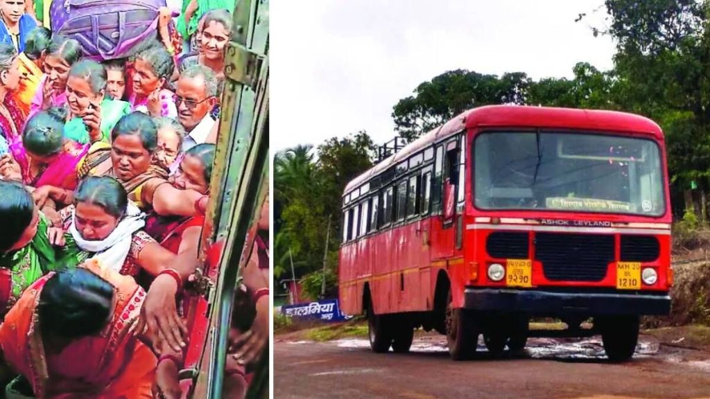 st bus women travelling