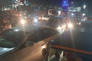 traffic jam sion panvel road