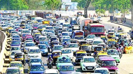 Traffic jam on Western Expressway