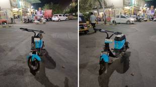 yulu vandalizing bike sanpada navi mumbai mns
