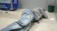 A drunkard was seen sleeping in a bank ATM center in Vashi