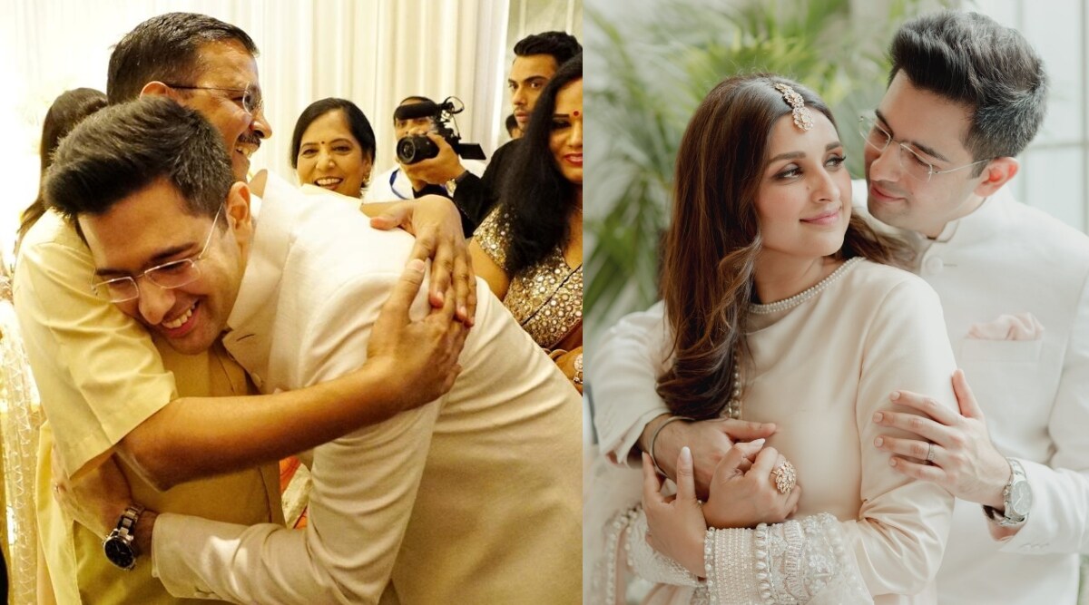Arvind Kejriwal Parineeti Chopra Raghav Chadha Engagement