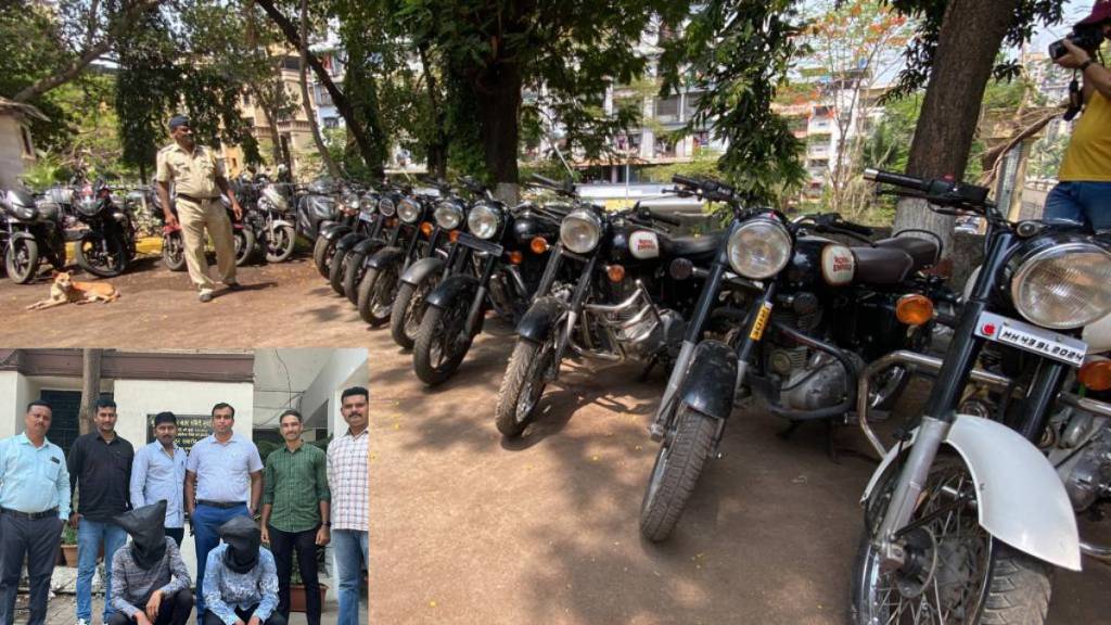 navi mumbai police, Bullet bike, thieves