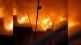 Godown fire in market yard at midnight
