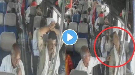 bus conductor death CCTV footage viral