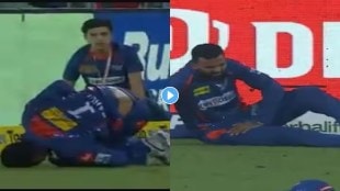 LSG vs RCB Match: Big shock to Team India before WTC During the Lucknow match K.L. Rahul left the field due to injury see Video