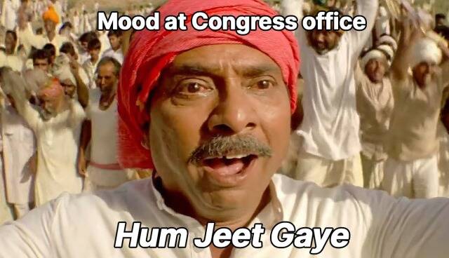 Karnataka Election Results memes Congres
