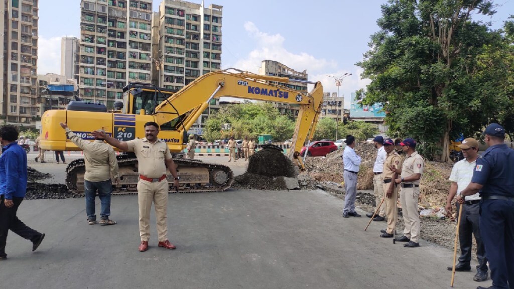 Kharghar road is finally closed