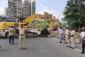 Kharghar road is finally closed
