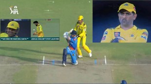 IPL2023, MS Dhoni Ankh Band Karke Nahin Ghumaega tips to Jadeja MS Dhoni's voice caught on stump mic