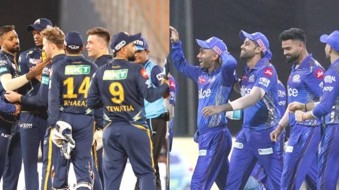 Mumbai Indians vs Gujarat Titans Live Match Score in Marathi
