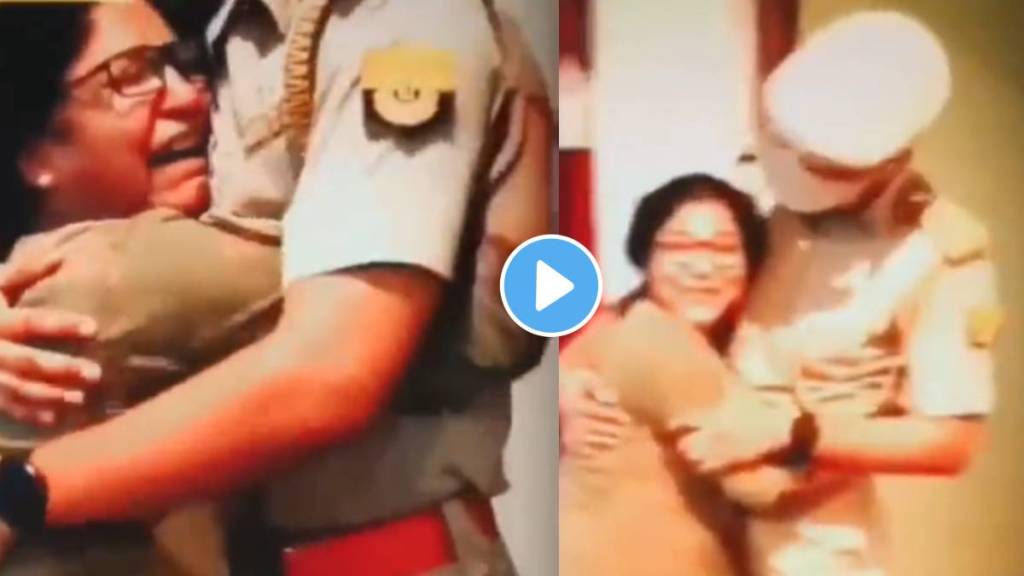 Mother gets emotional seeing her son in Police uniform