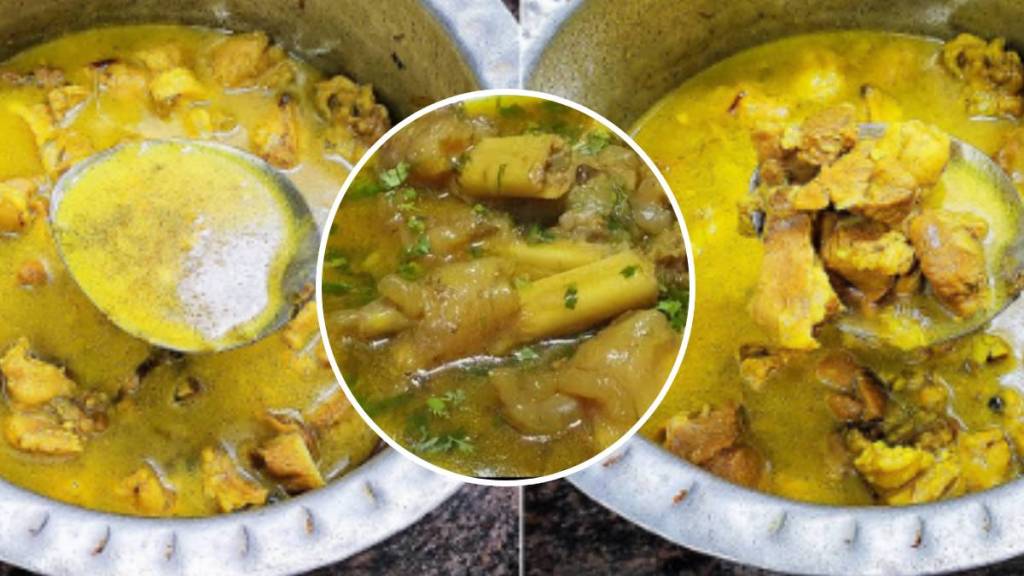 Mutton soup recipe in marathi