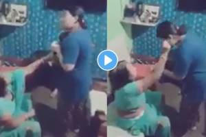 Daughter in law slapped mother in law Kalesh video viral