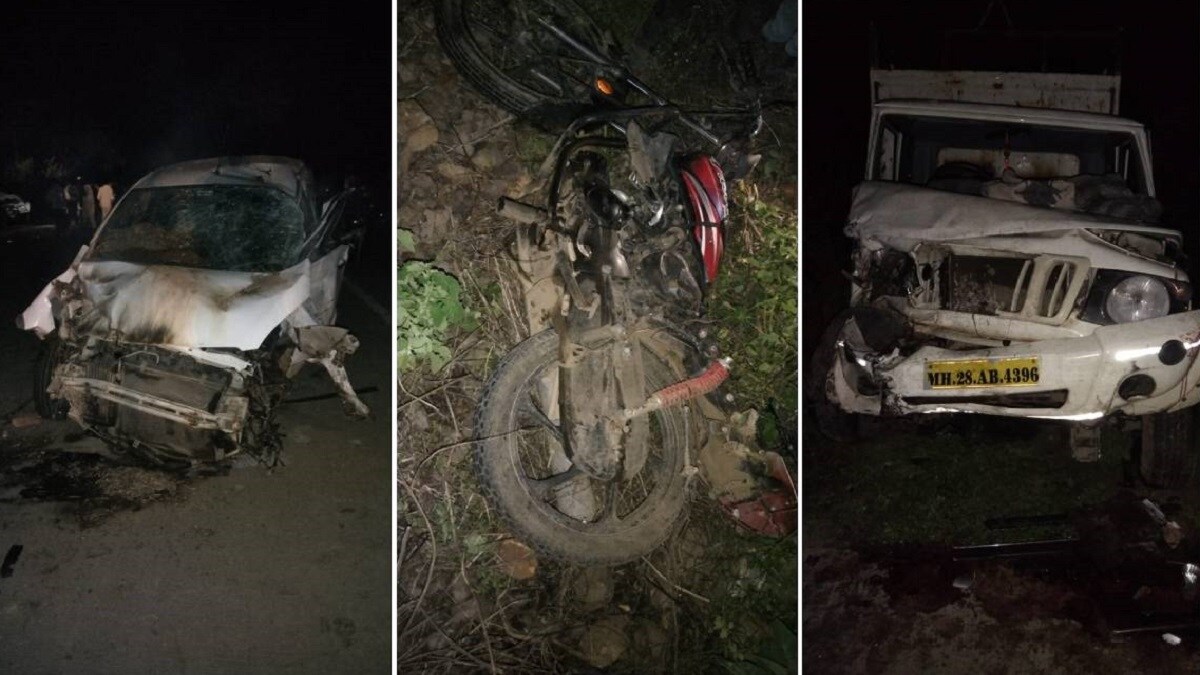 Three died accident Buldhana