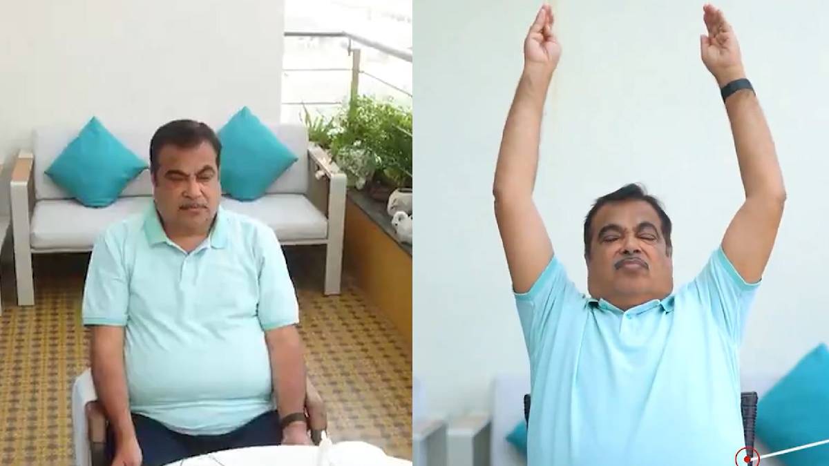 Nitin Gadkari Loose 56 kg Weight Reduced From 135 kgs to 89 kg With These 7 Simple Exercise For Breathing Issues Birthday Special