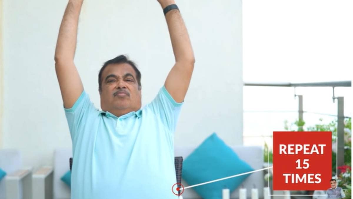 Nitin Gadkari Loose 56 kg Weight Reduced From 135 kgs to 89 kg With These 7 Simple Exercise For Breathing Issues Birthday Special