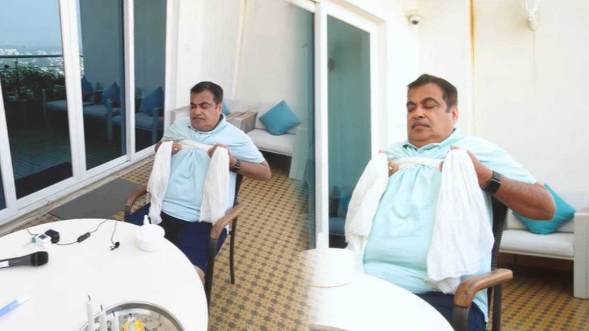 Nitin Gadkari Loose 56 kg Weight Reduced From 135 kgs to 89 kg With These 7 Simple Exercise For Breathing Issues Birthday Special