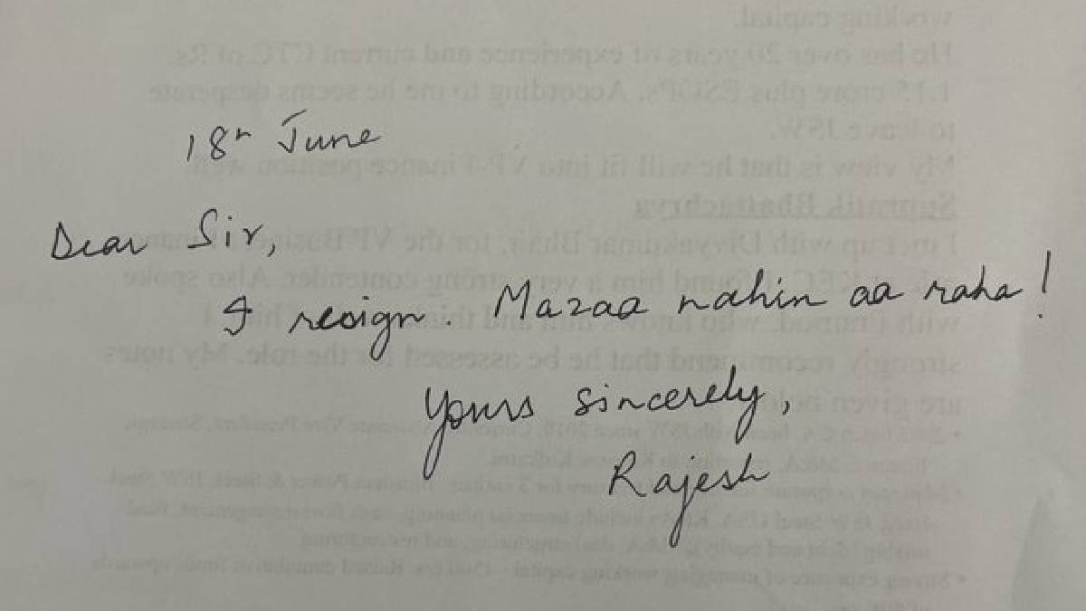Industrialist Harsh Goenka shares resignation letter