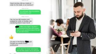 Boss employee chat viral