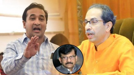 Nitesh Rane - Uddhav Thackeray