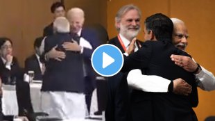 PM Narendra Modi hugs US President Joe Biden