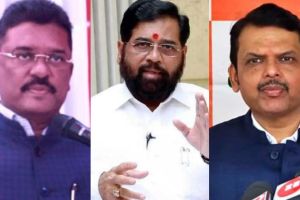 Pratap Sarnaik Eknath Shinde Devendra Fadnavis