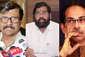 Sanjay Raut Eknath Shinde Uddhav Thackeray