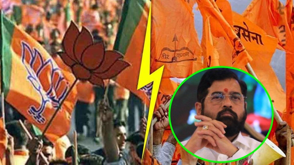 Shiv Sena-BJP alliance sparks controversy eknath shinde