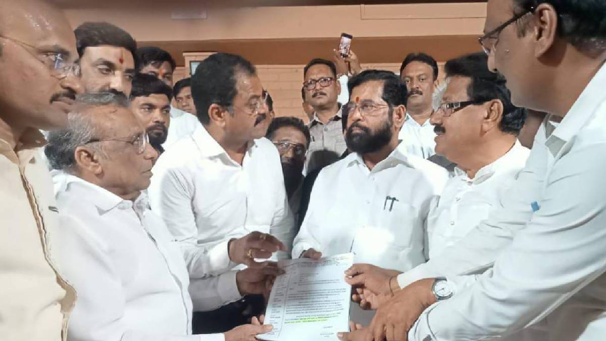 Jalgaon, Shop holders, association, CM Eknath Shinde, security deposit determination committee