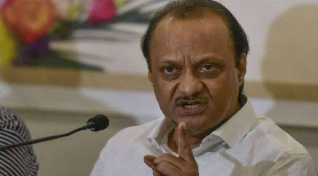 opposition leader ajit pawar on hill encroachers