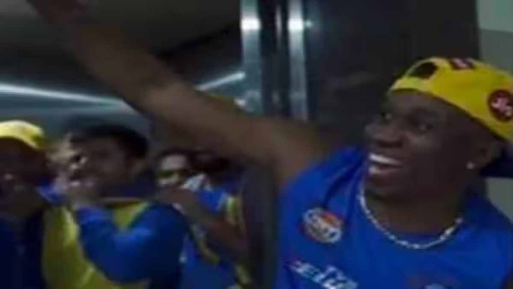 The excitement of the Chennai team entering the final after defeating Gujarat Video is a must watch